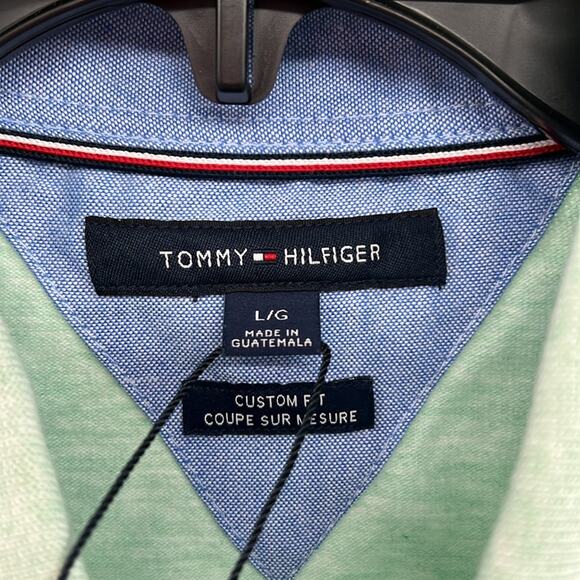 Tommy Hilfiger Men's Custom Fit Ivy Polo - Limpet Shell Heather - Large - NWT - Picture 3 of 6